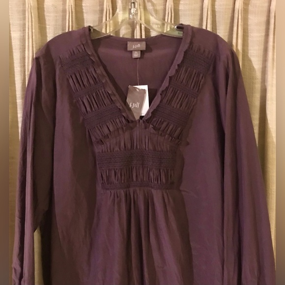 New J Jill Washable Silk & Cotton Dress w Tags - Picture 2 of 5